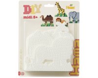 hama Plaques pour perles 'Eléphant, girafe, lion, chameau'