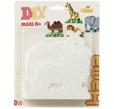 hama Plaques pour perles 'Eléphant, girafe, lion, chameau'