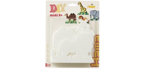 hama Plaques pour perles 'Eléphant, girafe, lion, chameau'