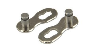 Quick-release link for bike chain