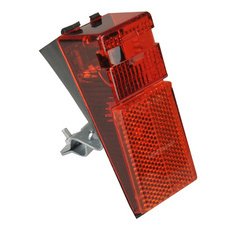 Feu arrière LED pour dynamo, avec réflecteur intégré