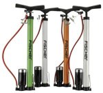 Pompe à air verticale pour vélo, en alu, toute valve