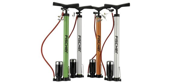 Pompe à air verticale pour vélo, en alu, toute valve