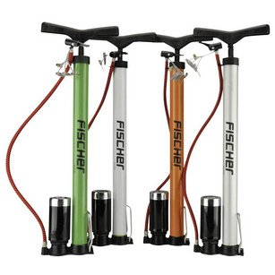 Pompe à air verticale pour vélo, en alu, toute valve