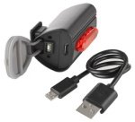 Fietsachterlicht op batterijen TWIN, grondverlichting