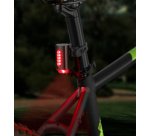 Fietsachterlicht op batterijen TWIN, grondverlichting