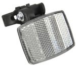 Réflecteur avant pour vélo, fixation sur la potence