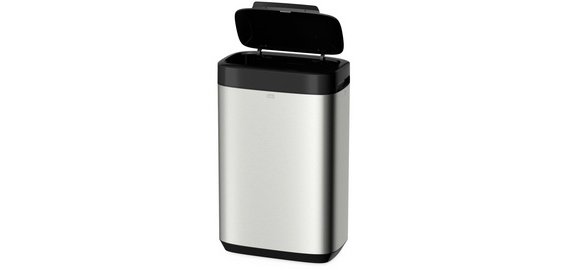 TORK Poubelle Image Design, 50 litres, argent/noir