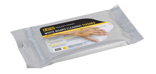 Lingettes nettoyantes pour tableau blanc