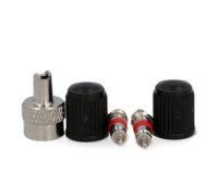 Kit de valves voiture pour vélo, 5 pièces