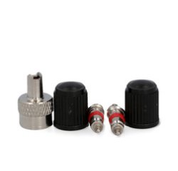 Kit de valves voiture pour vélo, 5 pièces
