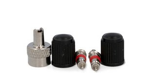 Set autoventielen voor fiets, 5-delig