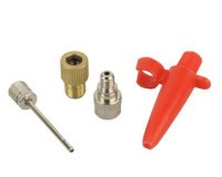 Set d'adaptateurs pour pompe à air de vélo, 4 pièces
