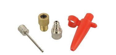 Adapterset voor fietspomp, 4-delig