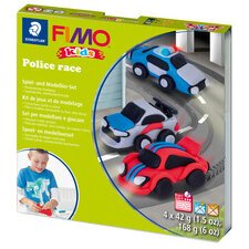 kids Kit de modelage Form & Play 'Police Race', niveau3