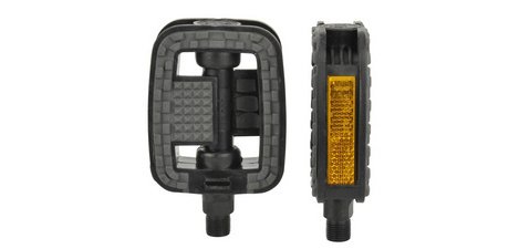 Bicycle pedal, for touring bike, black