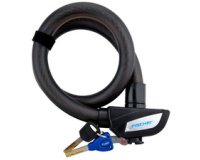 Câble antivol pour vélo, longueur : 850 mm, noir