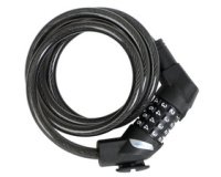 Câble antivol pour vélo, longueur : 1.200 mm, noir