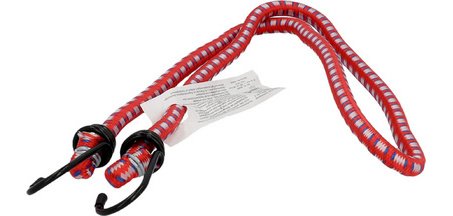 Tendeur élastique de vélo, longueur: 1.000 mm, rouge