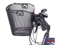 Panier sur guidon pour vélo électrique, noir