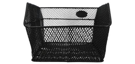 Black 'School' bike basket