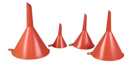 Entonnoir avec rainure d'aération, set de 4 pièces