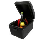 Sac isotherme pour porte-bagages de vélo, noir