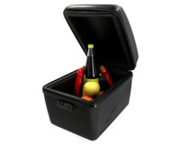 Sac isotherme pour porte-bagages de vélo, noir