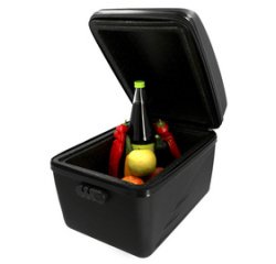 Sac isotherme pour porte-bagages de vélo, noir