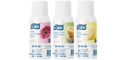 TORK Spray désodorisant 'Parfum fruité', 75 ml