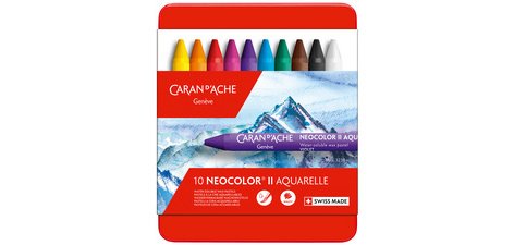Pastel à la cire aquarellable NEOCOLOR II, étui