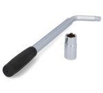 Clé pour écrou de roue de véhicule, télescopique