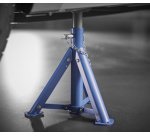 Chandelle de support, capacité : 2.000 kg, bleu