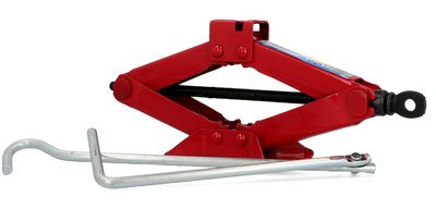 Cric de levage pantographe avec manivelle, 1 tonne