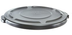 Lid for BRUTE 208.2 liters container, gray