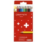 Crayons de couleur SWISSCOLOR,étui carton de 12