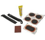 Boîte de rustines pour chambre à air vélo, 9 pièces