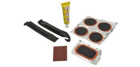 Boîte de rustines pour chambre à air vélo, 9 pièces