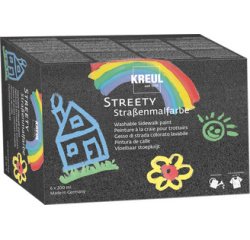 Peinture à la craie pour trottoir STREETY, 200 ml