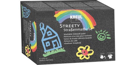 Peinture à la craie pour trottoir STREETY, 200 ml