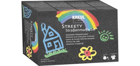 Peinture à la craie pour trottoir STREETY, 200 ml