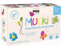 Gouache aux doigts 'MUCKI' pour enfants chanceux