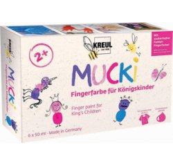 Gouache aux doigts 'MUCKI' pour enfants du roi
