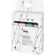 Pluster & Liner Pen - set van 4 Chalky Moments