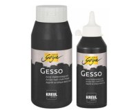 Apprêt acrylique SOLO Goya Gesso, noir, 250 ml