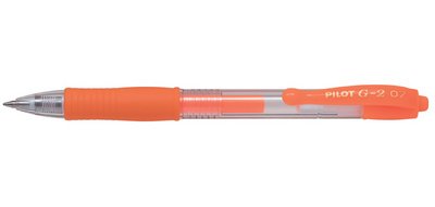 Stylo à encre gel G2 07 Néon, orange néon