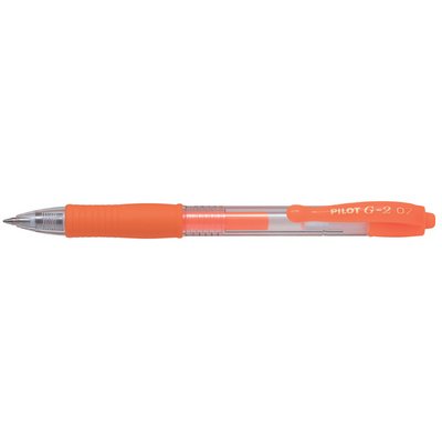 Stylo à encre gel G2 07 Néon, orange néon