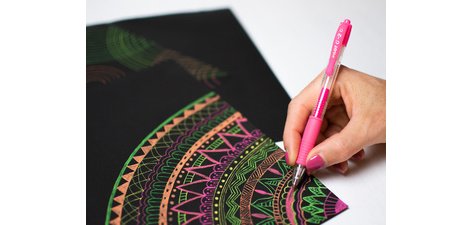 Stylo à encre gel G2 07 Néon, vert néon