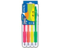Stylo à encre gel G2 07 Néon Set2Go, étui de 4