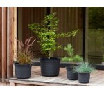 Pot de fleurs Epoque, noir